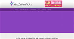 Desktop Screenshot of idealbodiesonline.com